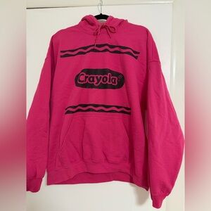 Crayola Fleece in Bold Pink